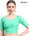 MB Dobby Cotton Lycra Stretchable Blouse Collection Wholesale In India